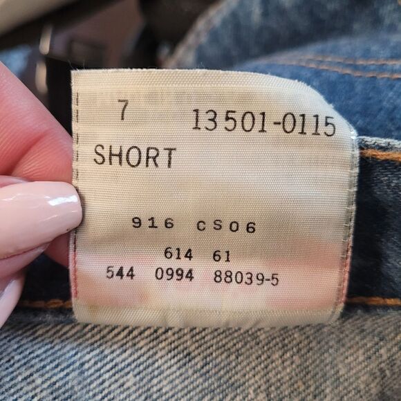 RARE Vintage 90s Levi's 501 XX Women's Jeans High Rise Tapered Leg Dark Wash 30' - Picture 6 of 8